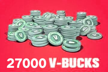 Fortnite - 27,000 V-Bucks - Xbox