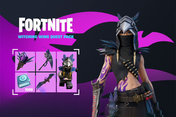 Fortnite - Witching Wing Quest Pack + 1500 V-Bucks Challenge