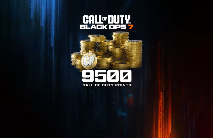 9500 Black Ops 7 or Call of Duty®: Warzone™ Points - Top Up - Steam